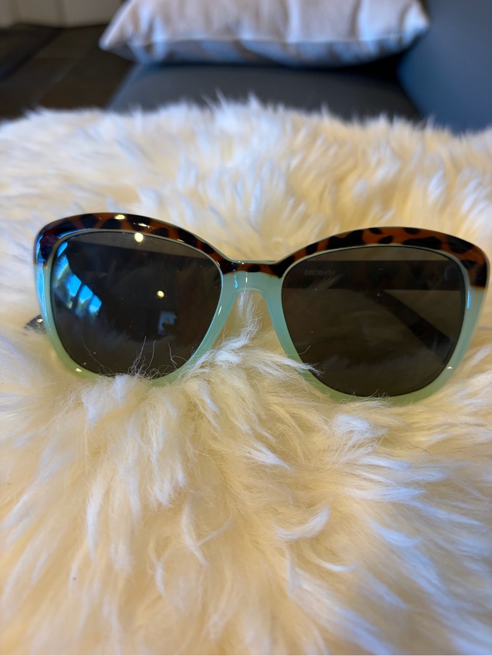 Tortoise Mint Cat-Eye Sunglasses - Women Accessories